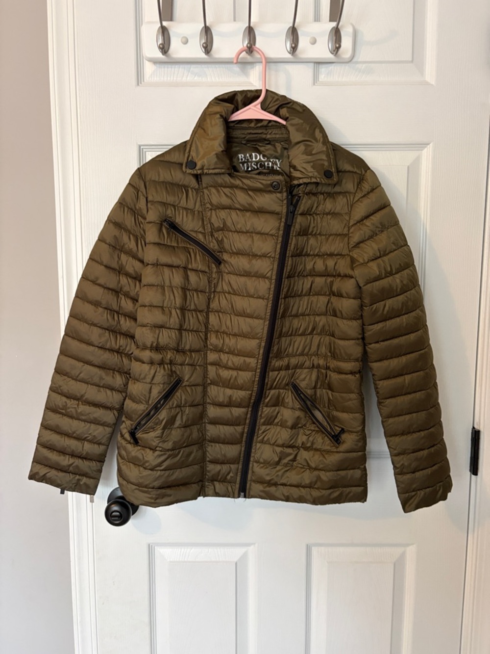 Badgley mischka packable coat